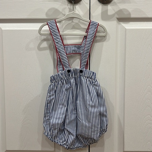 sal & pimenta Red, White, and Blue Suspender Bubble - Picture 2 of 6